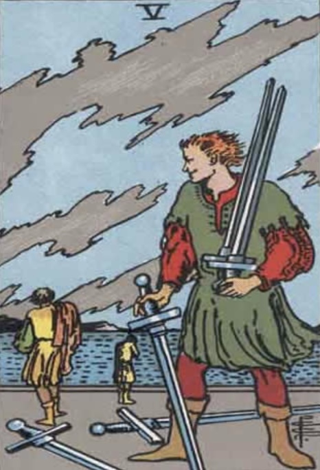 The Five of Swords Tarot Card Meaning | Kristian von Sponneck